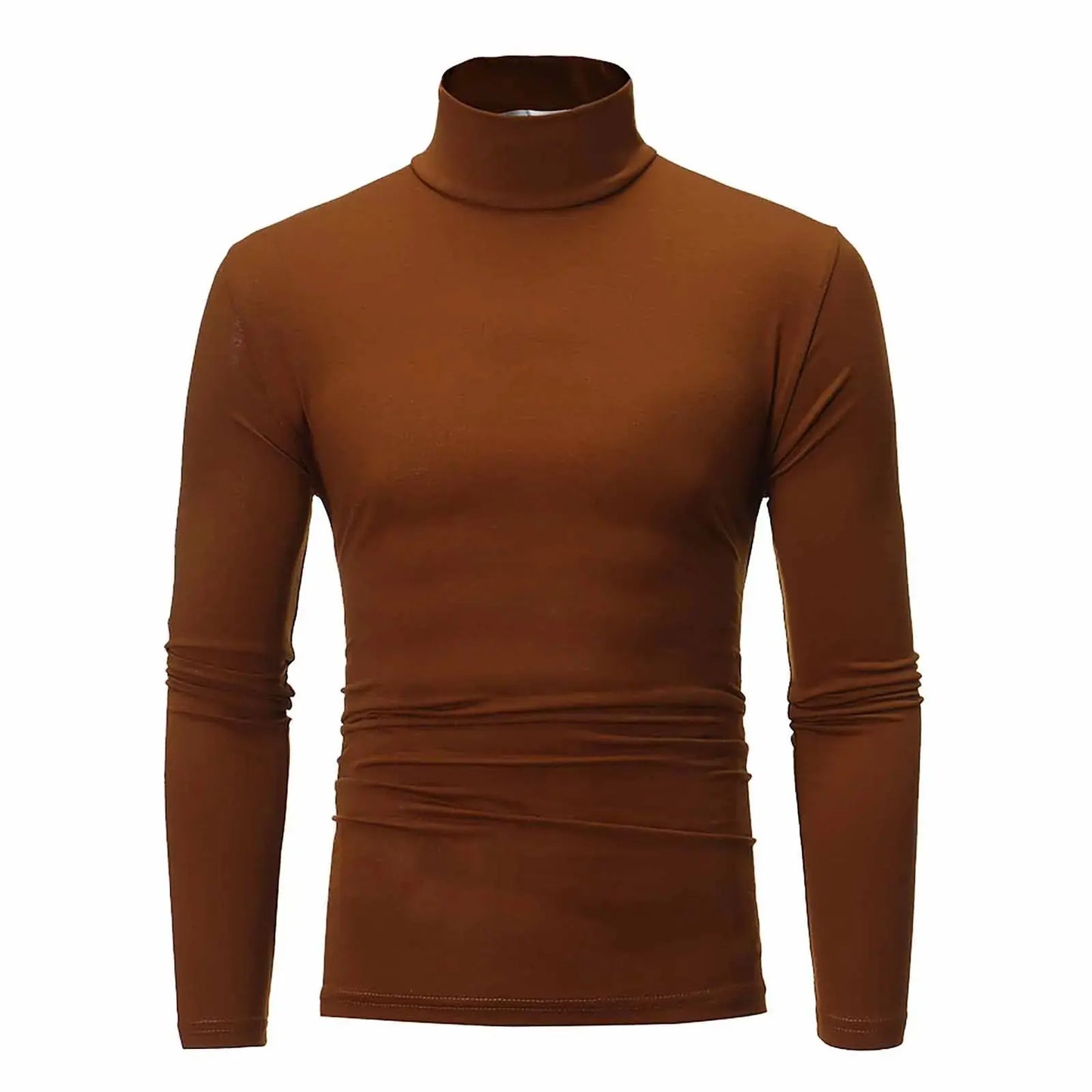 New Men's handsome half turtleneck bottom shirt,  gentle and comfortable, suitable for autumn, winter, senior undershirt WardBoyzPROShop