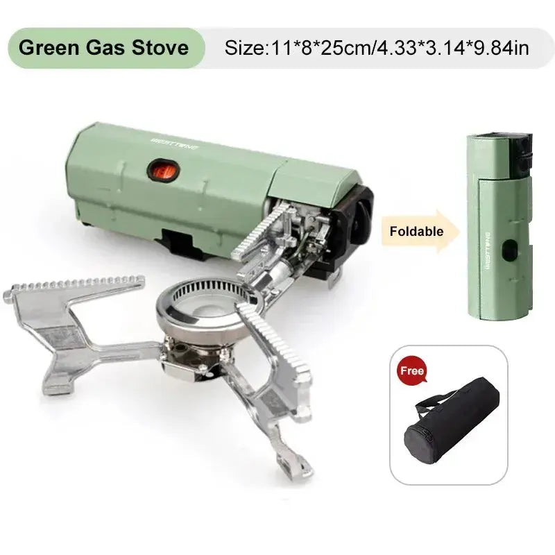 Camping Gas Stove 2670W Portable Folding Cassette Gas Burner Outdoor Picnic Travel Cooking Grill Cooker Heating System WardBoyzPROShop