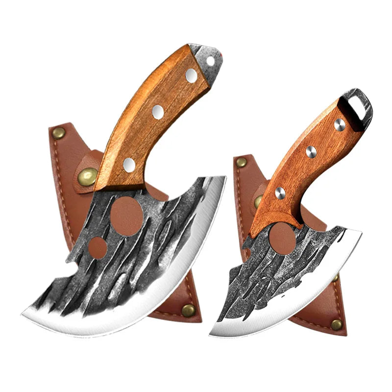 Boning Knives Meat Cleaver Hand Forged Kitchen Knife Wooden Handle Butcher Knife Stainless Steel Cooking Knife Kitchen Gadgets