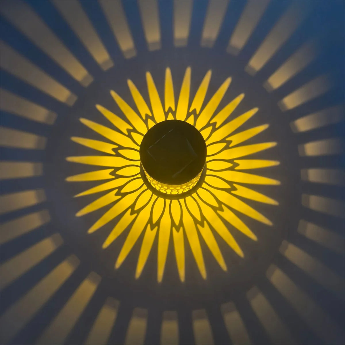 Solar Wall Fence Light Lamp Deck Lights Outdoor Powered Garden Decorative Yard Post Patio Led For Stairs Waterproof Metal Steps