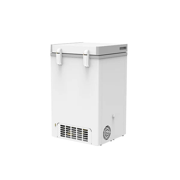 Solar powered refrigerators for portable transportation and storage of deep freezers
