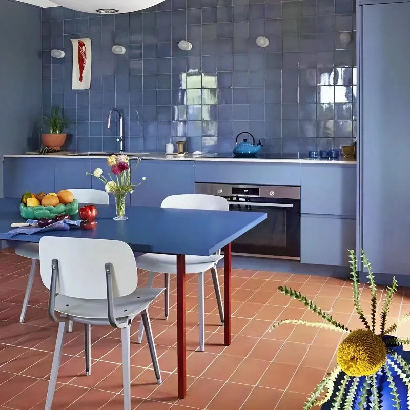 Design Legs Dining Table Modern Rectangle Kitchen Living Dining Table Waterproof Vase Muebles Para El Hogar Home Furniture