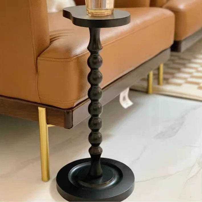 French Retro Luxury Sofa Side Table Living Room Simple Coffee Table Shelf Bedroom Storage Rack Home Decor Ornaments Accessories