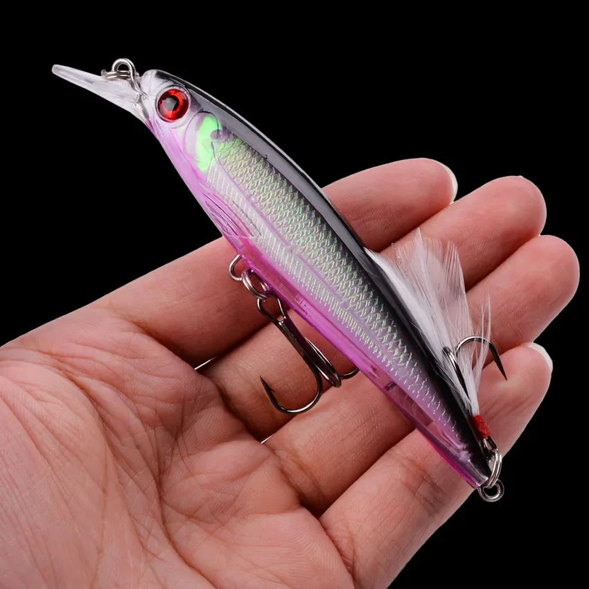 1PCS Laser Minnow Fishing Lures