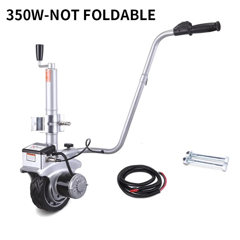 Electric Car Mover Trailer Jockey Wheel 12V Mover Electric Horse Float Automatic Brake Foldable