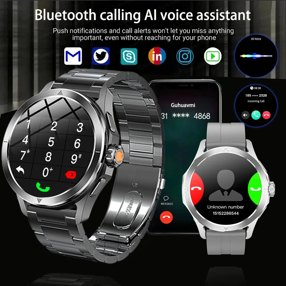 S4 Ultra For Xiaomi Smart Bracelet Men Watch AMOLED HD Screen Bluetooth Call GPS Trajectory NFC Heart Rate Compass SmartWatches WardBoyzPROShop