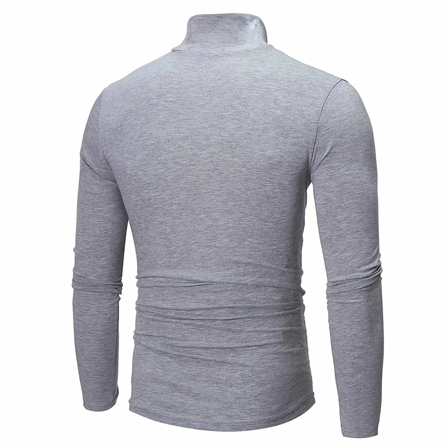 New Men's handsome half turtleneck bottom shirt,  gentle and comfortable, suitable for autumn, winter, senior undershirt WardBoyzPROShop