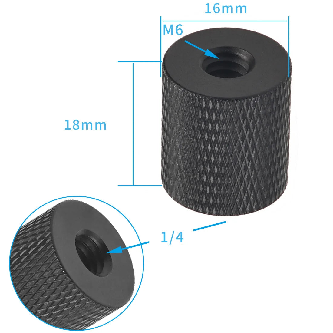 Conversion Screw 1/4 to 1/4 3/8" M4 M5 M6 M8 M10 Screw Projector Adapter DSLR Camera Tripod Ballhead Photography Fixing Mount