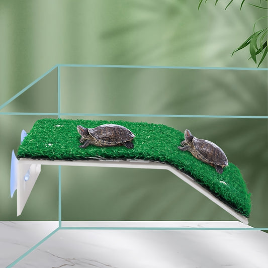 Turtle Basking Drying Resting Platform, Suction Cup Climbing Ladder, Fish Tank Decoration - WardBoyzPROShop