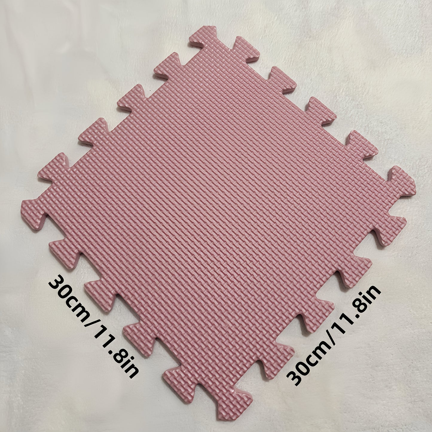 40 Piece Beige, Pink, Navy Blue, Gray Spliced Floor Mats - 30cm x 30cm x 1.0cm Thick Crawling Mat, Yoga Mat WardBoyzPROShop