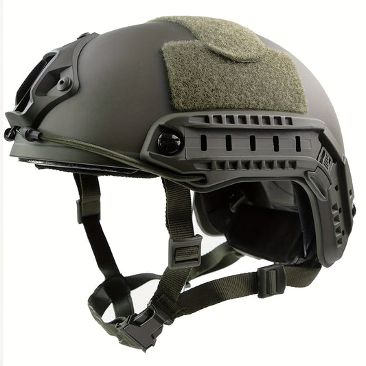 Elite Tactical Helmet - Durable ABS Construction, Explosion-Proof Design, Adjustable Knob for Secure Fit, Perfect for Airsoft, CS Paintball, Outdoor Activities and Dragon Boat Festival Celebrations - WardBoyzPROShop