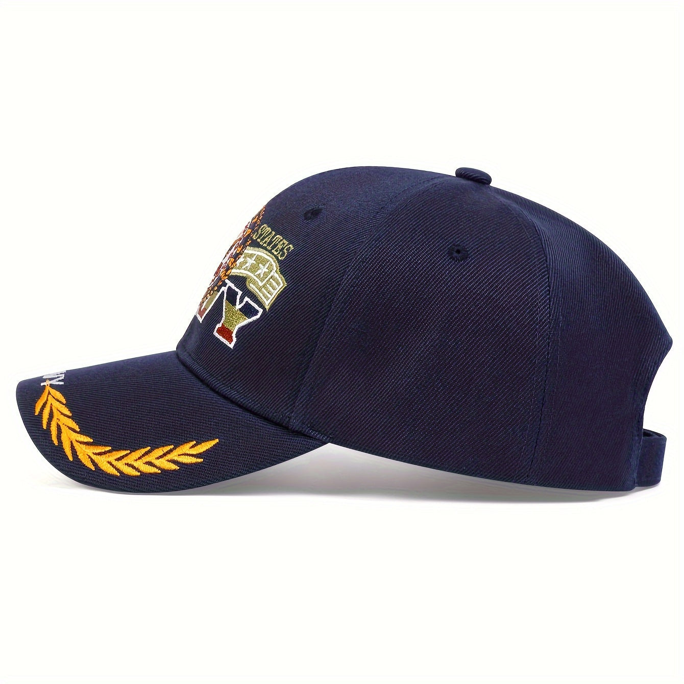NAVY Eagle Embroidery Baseball Cap Solid Color Unisex Dad Hat Adjustable Golf Sun Hats For Women & Men WardBoyzPROShop