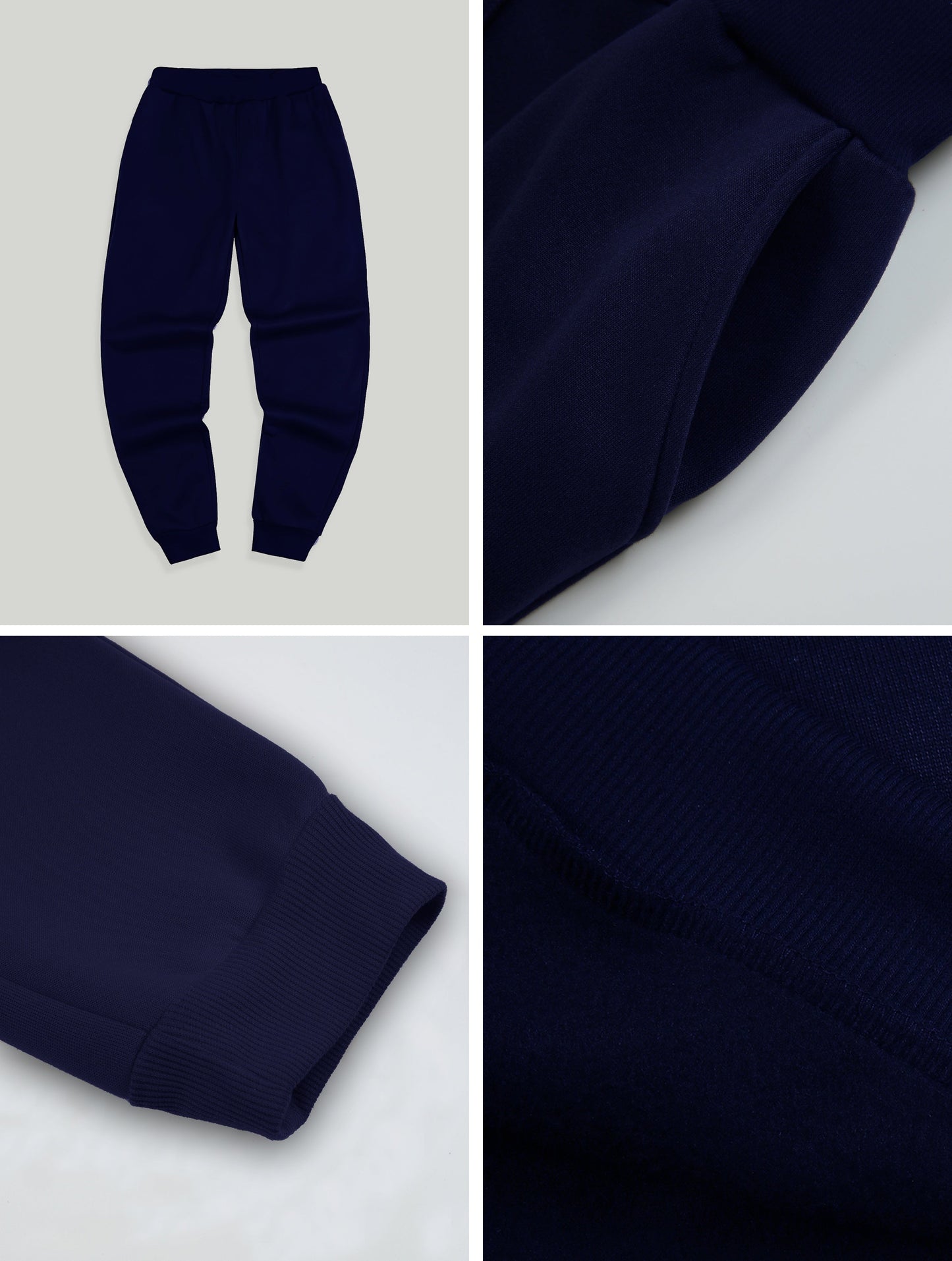 3pcs Men's Casual Jogger Sweatpants - Soft, Comfortable, Polyester Blend for Fall & Winter, Black/Navy/Gray WardBoyzPROShop