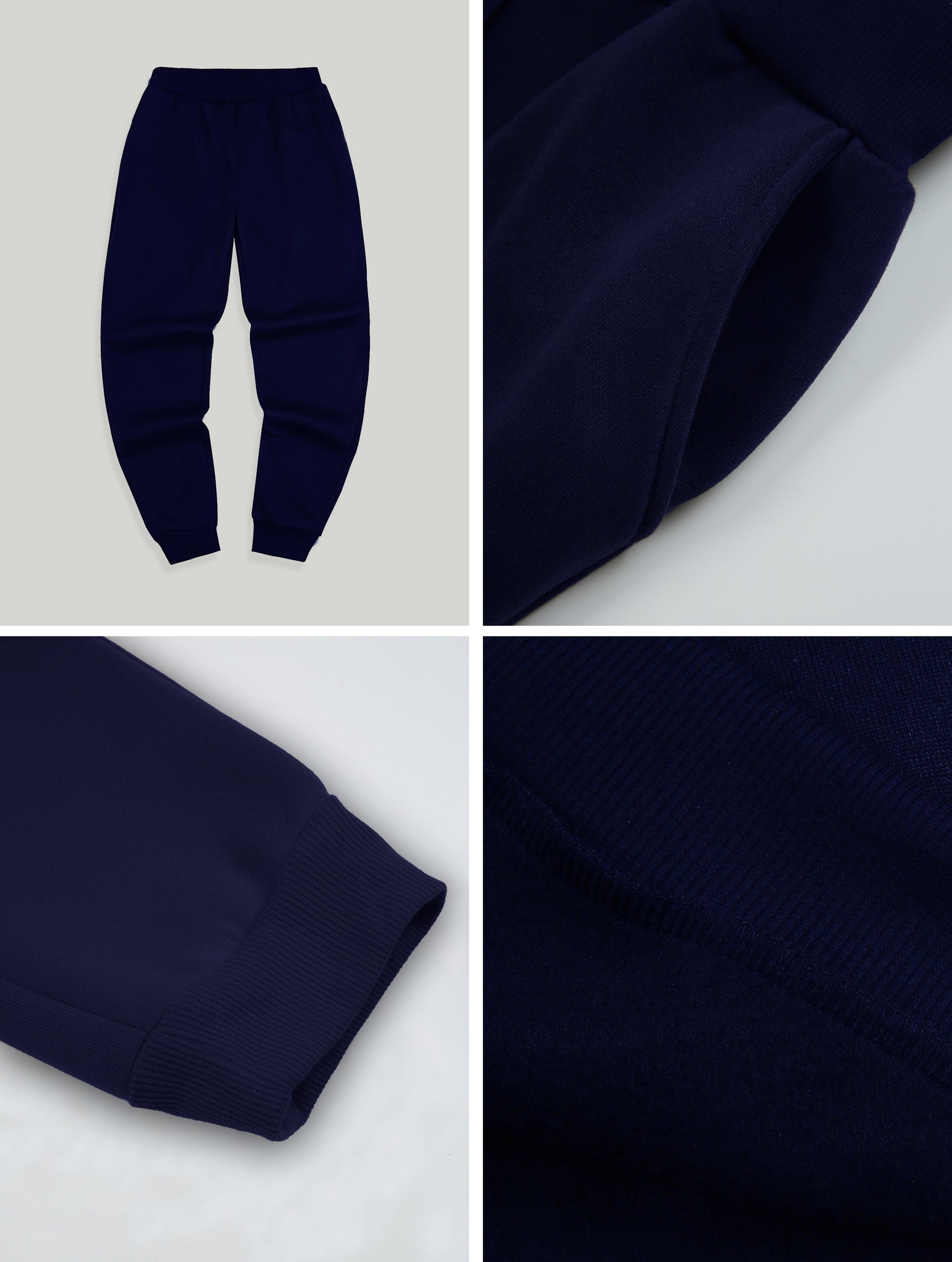 3pcs Men's Casual Jogger Sweatpants - Soft, Comfortable, Polyester Blend for Fall & Winter, Black/Navy/Gray WardBoyzPROShop