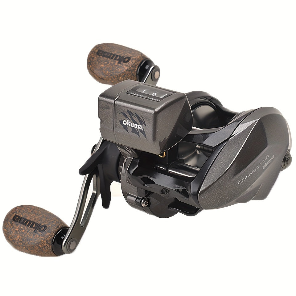 Experience Unparalleled Fishing Performance with OKUMA's Baitcast Reels - CONVECTOR/RED EDGE/BLUE EDGE Low Profile Line Counter Reel for Sea Fishing WardBoyzPROShop