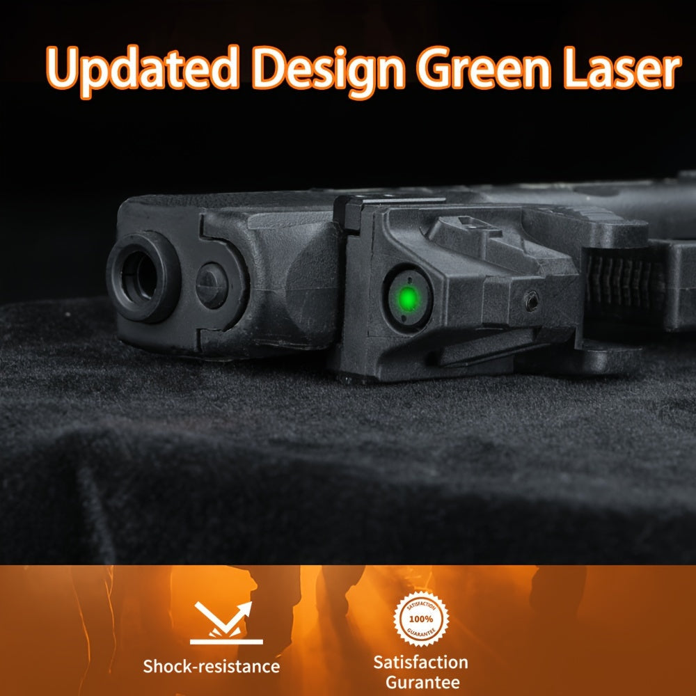 USB Rechargeable Green Laser Sight - Low Profile, Shockproof Dot Scope for Pistols & Rifles, 5mW Power, 0.5" Spot Size, Low Profile Beam, USB Rechargeable, Green Dot Sight, Shockproof WardBoyzPROShop