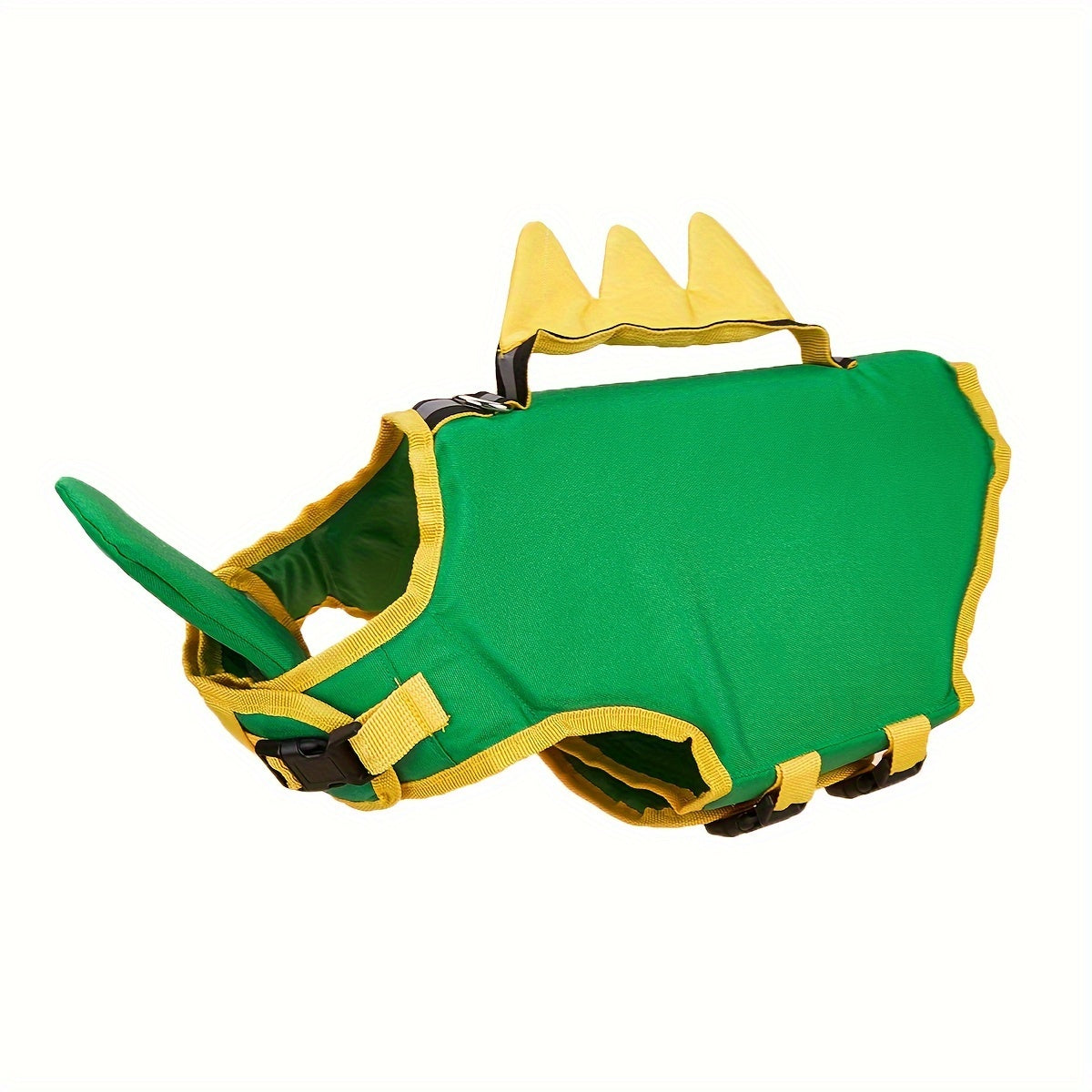 Adorable Bee-Themed Dog Life Jacket with Dinosaur Wings - Adjustable Safety Swim Vest for Small to Large Breeds, Hand-Wash Only, Dog Life Jacket for Swimming WardBoyzPROShop