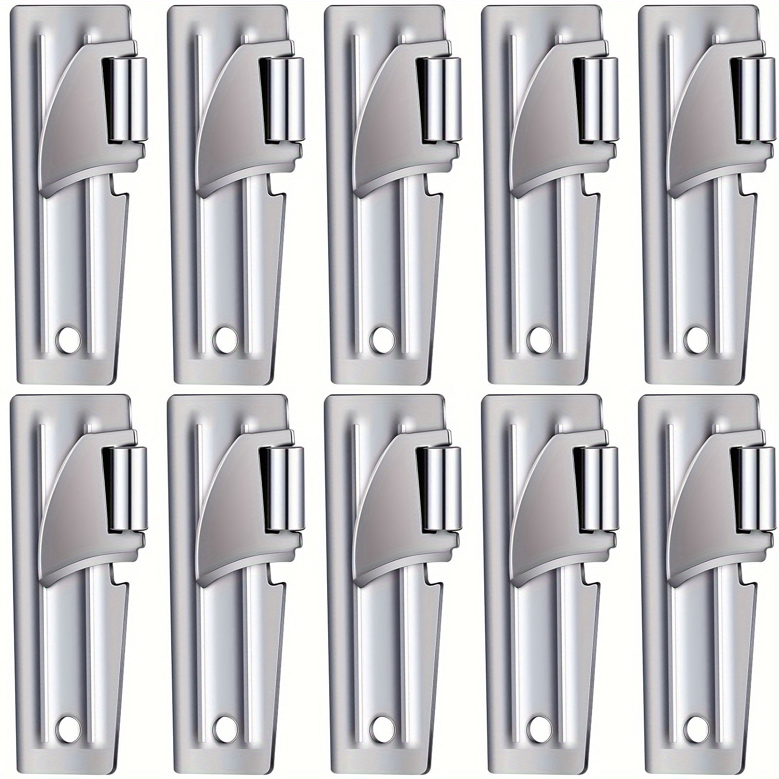 10pcs/set, Can Opener, Camping Can Opener, Stainless Steel Military Can Opener, Survival Can Opener, Army Can Opener, Backpack Can Opener, Kitchen Gadgets, Cheap Items WardBoyzPROShop