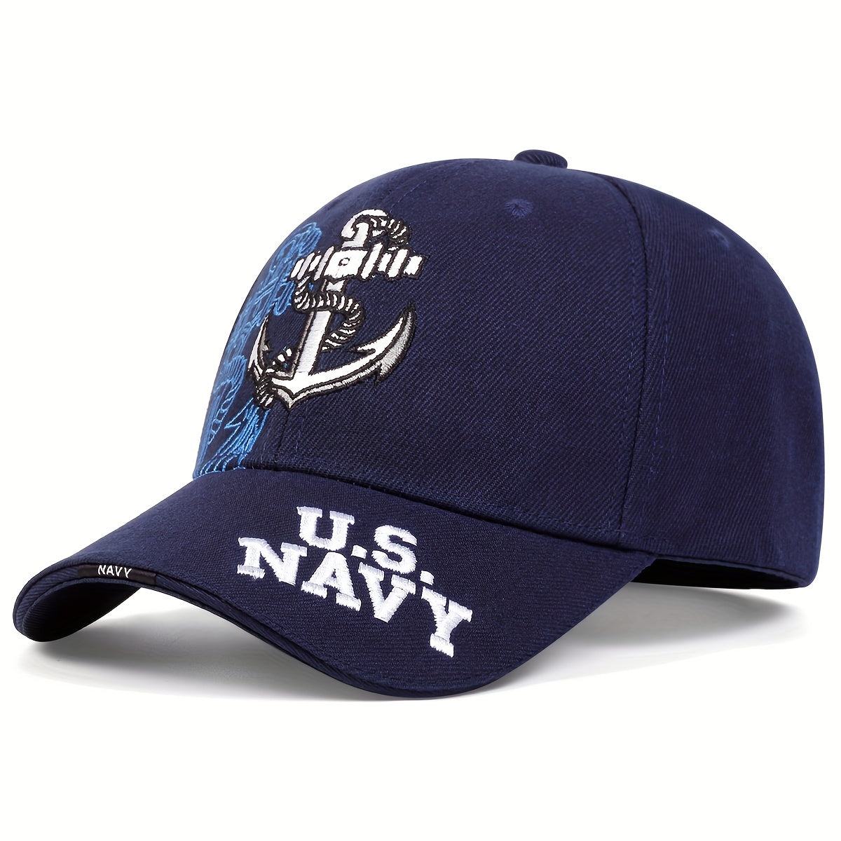 US Navy Embroidery Baseball Cap Unisex Solid Color Casual Dad Hat Lightweight Adjustable Sun Hats For Women & Men WardBoyzPROShop