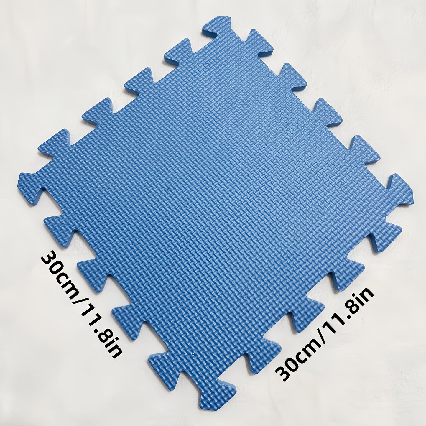40 Piece Beige, Pink, Navy Blue, Gray Spliced Floor Mats - 30cm x 30cm x 1.0cm Thick Crawling Mat, Yoga Mat WardBoyzPROShop