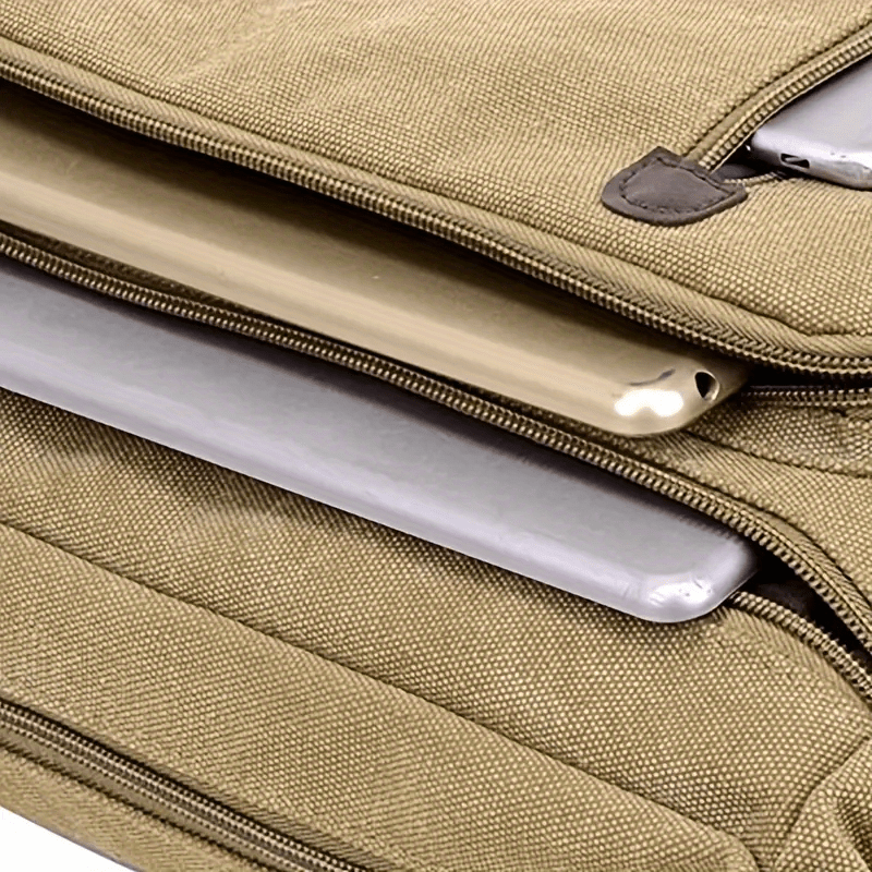 1pc Stylish Army Green Polyester Casual Travel Crossbody Bag - Adjustable Shoulder Strap, Retro Messenger Bag for Going Out, Personality Style, Durable and Water-Resistant - Perfect for Outdoor Hiking and Daily Use - WardBoyzPROShop