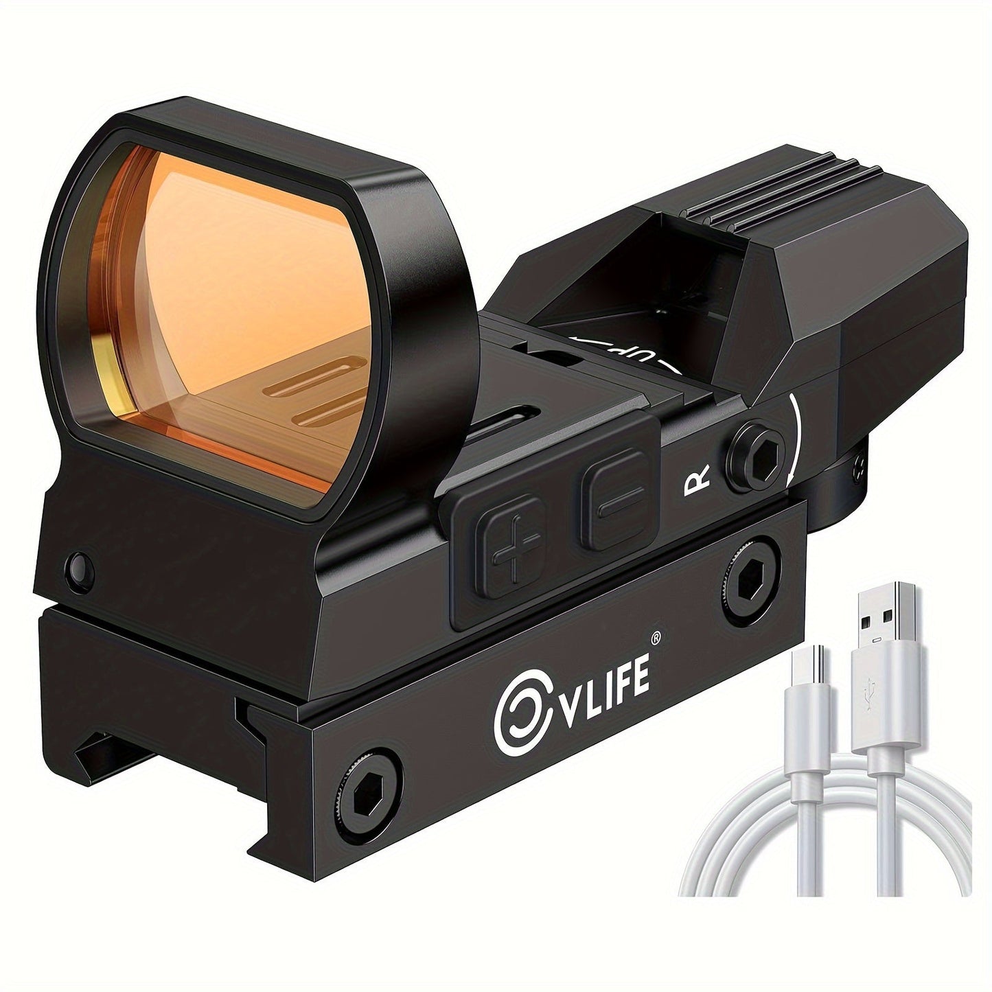 1X22X33 Red/Green Dot Gun Sight with 20mm Rail - Tactical Red Dot Sight, 4 Reticle Patterns, 5 Brightness Settings & Parallax Correction, Battery-Powered (Up to 36V), Compatible with Picatinny/Weaver Rails for Rifles, Pistols WardBoyzPROShop