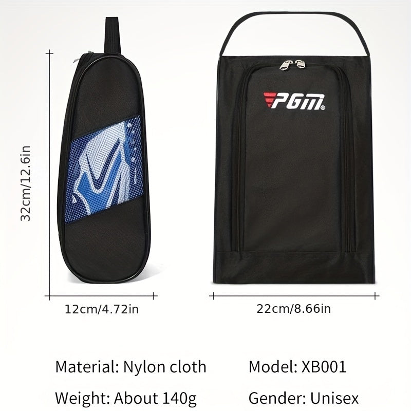 PGM Outdoor Golf Shoes Bags, Colorful Nylon Travel Zippered ConvenientSport Storage Bag XB001 WardBoyzPROShop