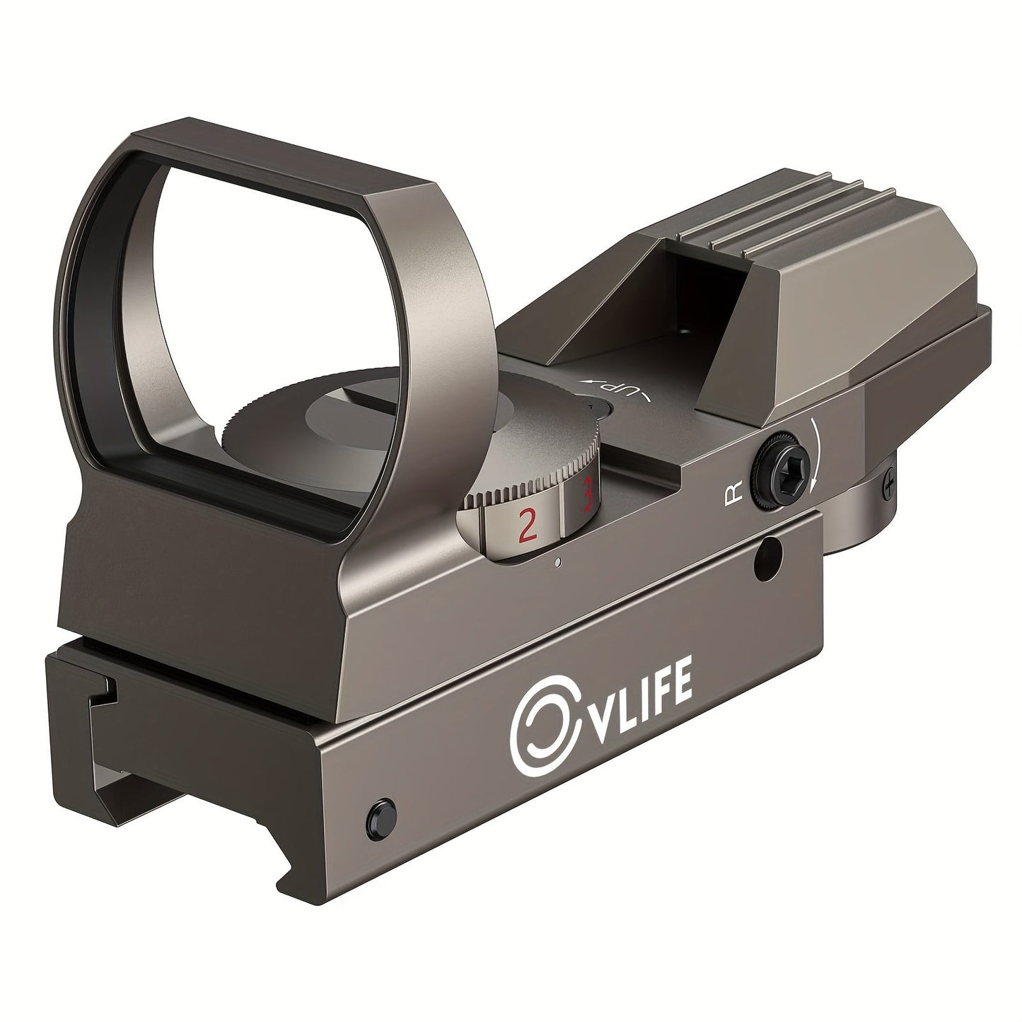 1X22X33 Red/Green Dot Gun Sight with 20mm Rail - Tactical Red Dot Sight, 4 Reticle Patterns, 5 Brightness Settings & Parallax Correction, Battery-Powered (Up to 36V), Compatible with Picatinny/Weaver Rails for Rifles, Pistols WardBoyzPROShop