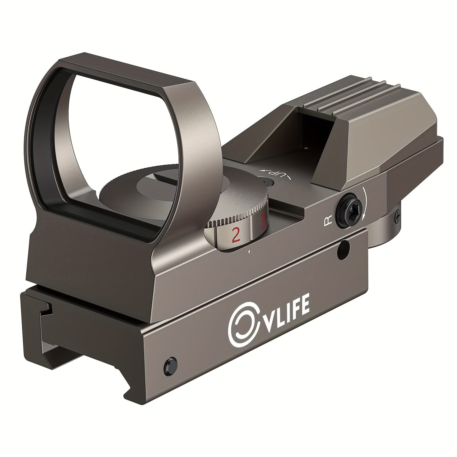 1X22X33 Red/Green Dot Gun Sight with 20mm Rail - Tactical Red Dot Sight, 4 Reticle Patterns, 5 Brightness Settings & Parallax Correction, Battery-Powered (Up to 36V), Compatible with Picatinny/Weaver Rails for Rifles, Pistols WardBoyzPROShop